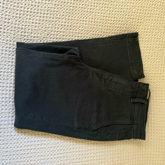 Everlane The Slim Leg Crop Jeans Black Size 4 High Rise Stretch Denim - Picture 4 of 10